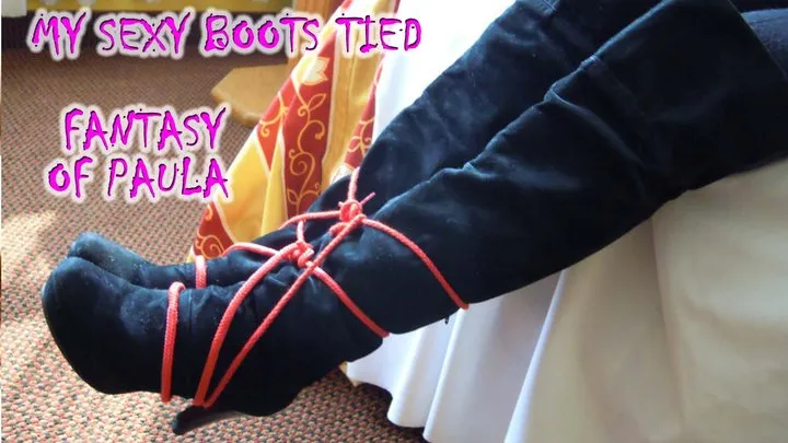 My sexy boots tied Fantasy of Paula S41A