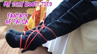 My sexy boots tied Fantasy of Paula S41A