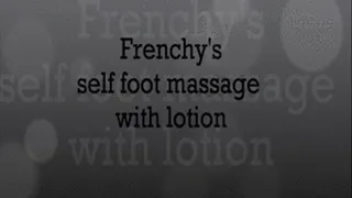 Frenchy's self foot massage with lotionHD.