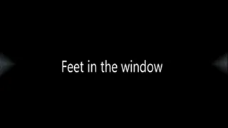 Feet in the car window HD.