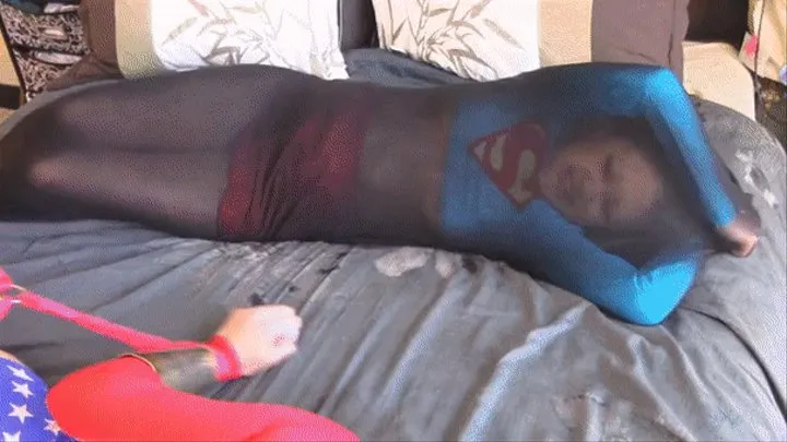 Sidekick Submissives Supergirl and Wondergirl CAPTURED MOV