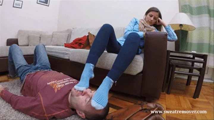 When you lick clean the soles... - part 4