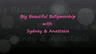 Lesbian BBW Belly Worship with Anastasia & Sydney