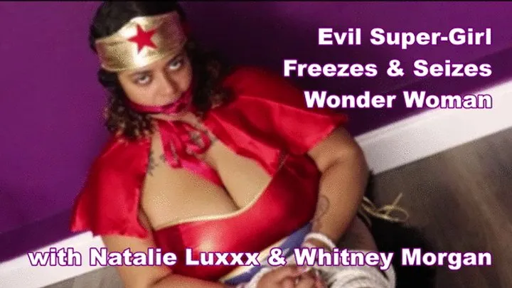 Evil Super-Girl Freezes & Seizes Wonder Woman