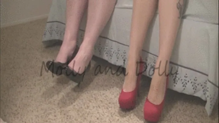 Dangling our pretty feet