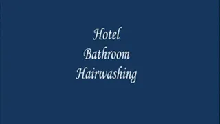 Hotel SInk Hairwashing