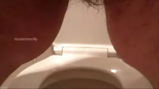 Filming myself pee