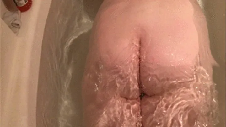 Bath time ass worship