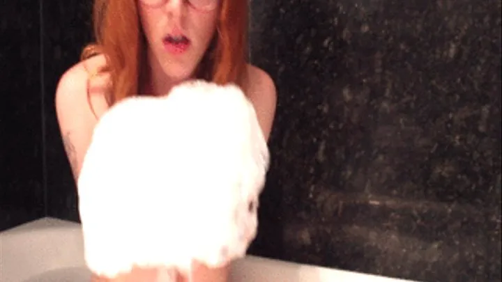 Super bubble bath fun time