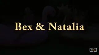 Bex And Natalia Inflatable Pillow Fight