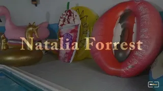 Natalia Forrest Trades Clothes For Inflatables