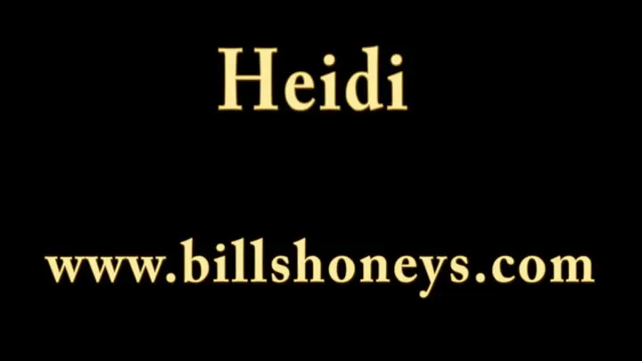 Heidi Is A Honey