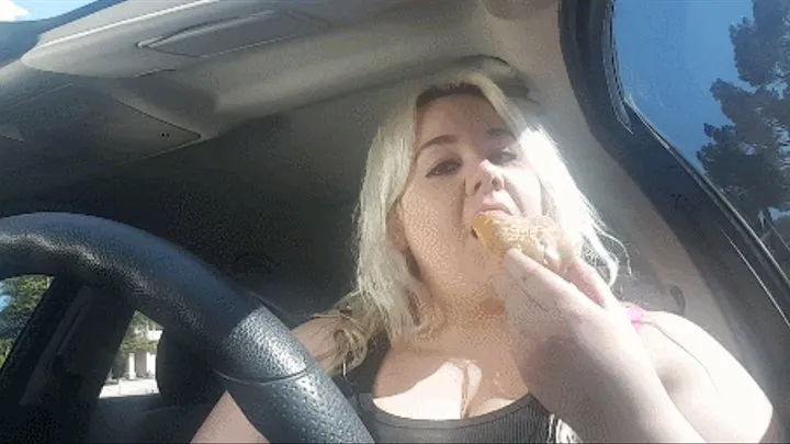 Donut in Car