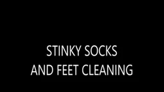 Stinky socks and feet cleaning