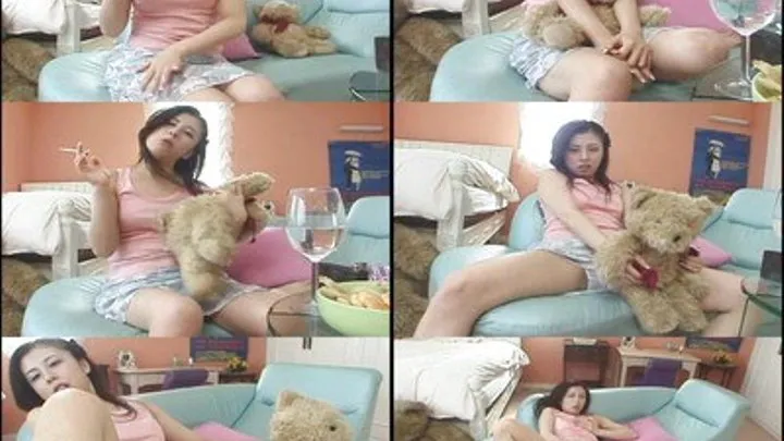 Playful Young Lady Teases With her Teddy!!! - Full version