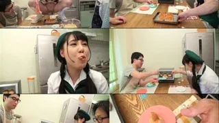 Eating, Baking While Showing Pussy! - Part 5 - NEO-651