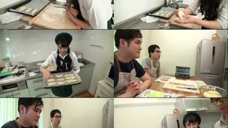 Eating, Baking While Showing Pussy! - Part 3 - NEO-651