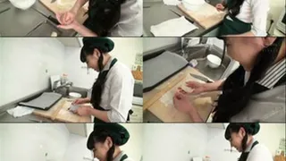 Eating, Baking While Showing Pussy! - Part 2 - NEO-651 (Faster Download)