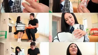 Breastmilk Squirting Schoolgirl Sucks, Strokes Dick! - Part 1 - GN-836