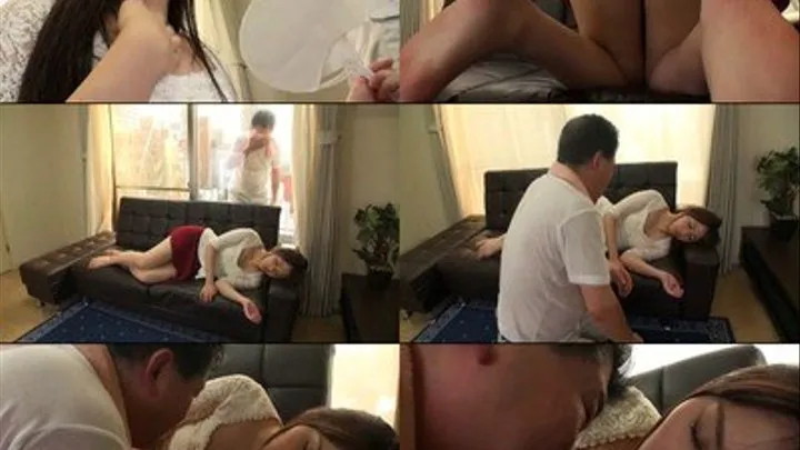 Old Man Kissing Restrained Sweetheart Masturbates and Cums on Her! - Part 1 - NEO-625