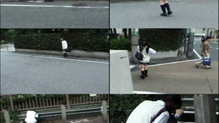 Schoolgirls Walks a Long Way Bearing Her Heavy Bladder! - Part 3 (Faster Download)