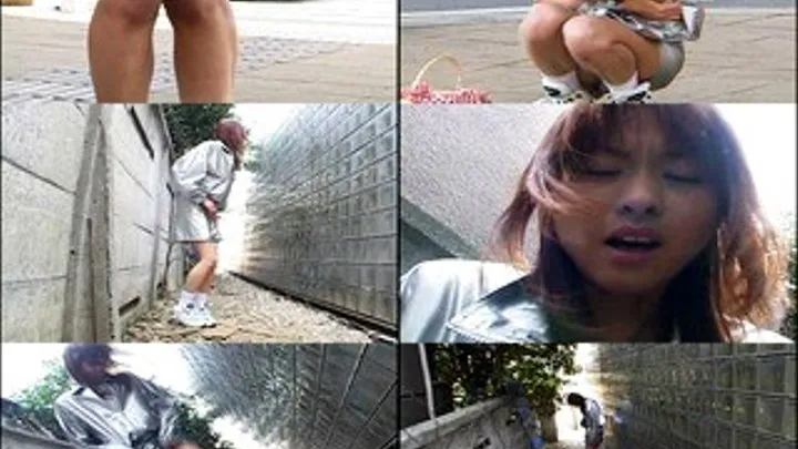 Uncontrollable Bladder Catches Up to Her on the Street! - Part 2 (Faster Download)