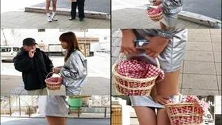 Uncontrollable Bladder Catches Up to Her on the Street! - Part 1 (Faster Download)