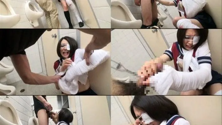 Injured Schoolgirl Sucks Dick in Men's Comfort Room! - Part 2 - LIA-016