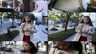 Woman's Outdoor Nipple Playing! - Full version - DMK-001 (Faster Download)