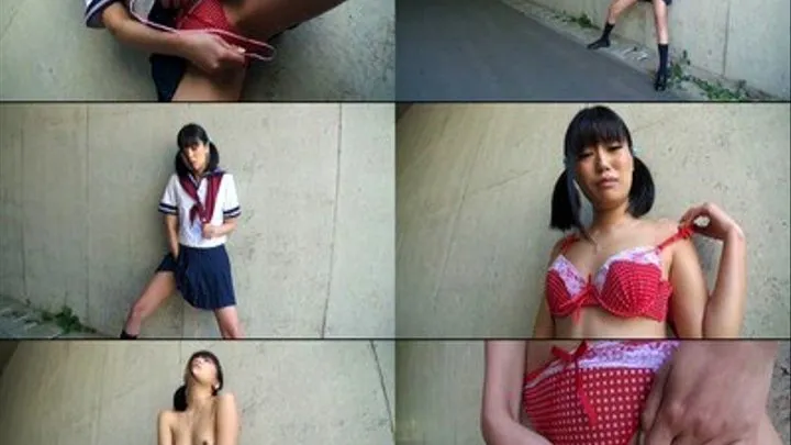 Schoolgirl Plays With Vibrator Outdoors! - Part 2 - NEO-023