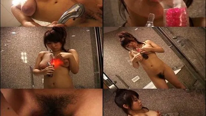 Busty Woman Masturbates Using Shower and Dildo! - Part 1 - DNY-018