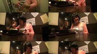 Busty MILF Milks her Tits in a Restaurant! - Part 1 - PSI-507