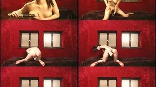 Masturbating on a Velvety Bed!