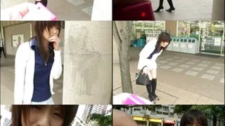 Young Lady Gets Masturbated In The Street - KFC-004 - Part 1 (Faster Download)