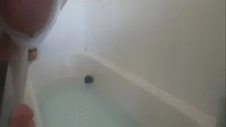 GAGING CHOKING ON YOUR BIG DICK BATHTIME