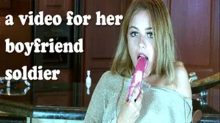 Mackenzie makes a video for her soldier boyfriend