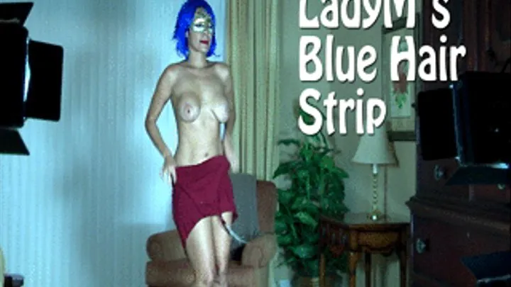 LadyM's Blue Hair Strip - Mobile