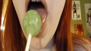 Licking my lollipop