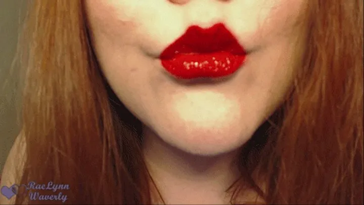 Painting My Lips So Very Red!