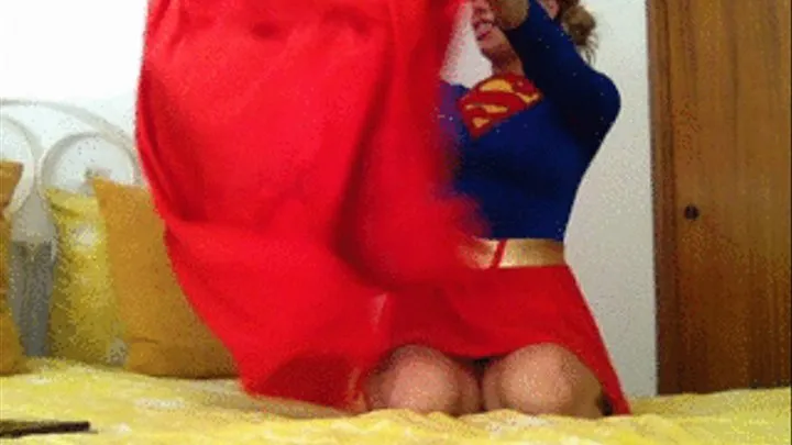 student pays off her rent arrears with sex dressed as supergirl