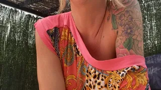 Cum over step mommy's nipples