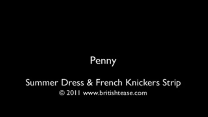 SUMMER DRESS & FRENCH KNICKERS STRIPTEASE