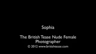 SOPHIA THE NUDE FEMALE PHOTOGRAPHER