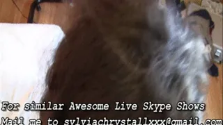 Gorgeous young Milf Pornstar Sylvia Chrystall's Awesome Webcam POV BJ,Ballsucking,Doggystyle Fuck and Cum in Mouth. Home Video mp.4