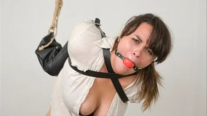 Sarah: Ballgag and Armbinder