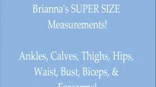 My Supersize SSBBW Measurements!