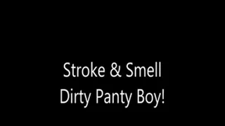 Stroke & Smell Dirty Panty Boy!