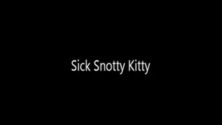 Sick Snotty Kitty