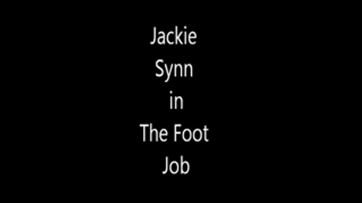 Jackie's foot job