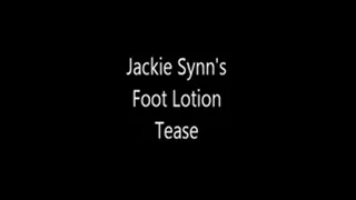 Foot Lotion Tease